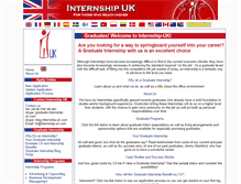 Tablet Screenshot of graduate.internship-uk.com