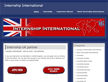 Tablet Screenshot of international.internship-uk.com